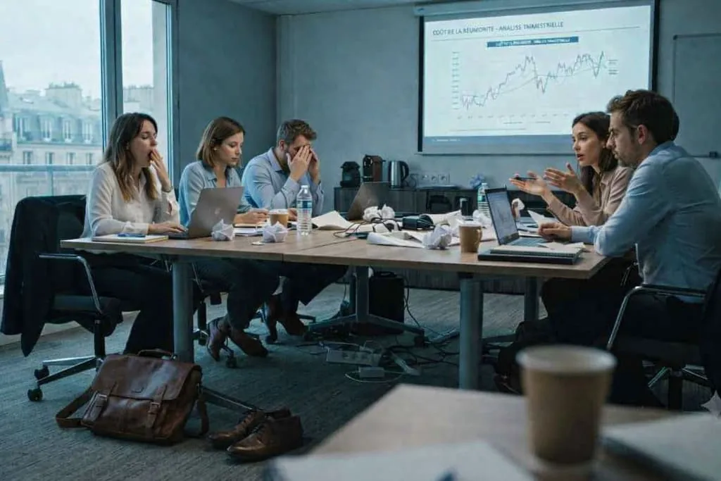 Quel est le coût de la réunionite en entreprise en France ?
